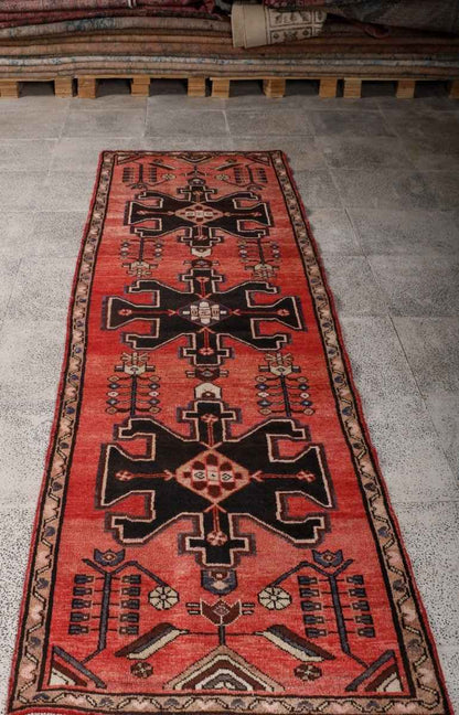 Persian Hamedan Runner Rug | 2' 9” x 9' 1"