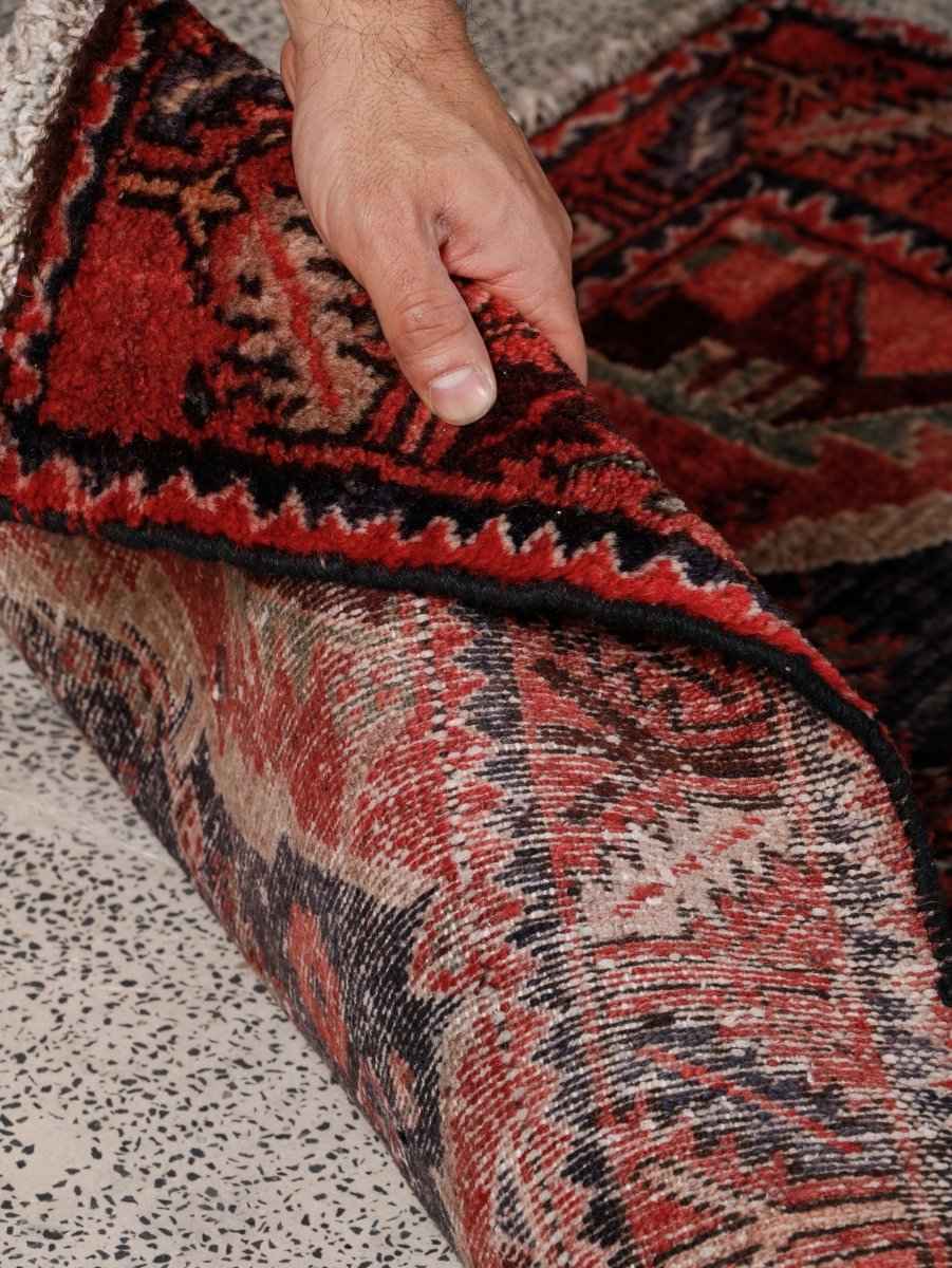 Persian Hamadan Runner Rug | 3' 5” x 10' 8"