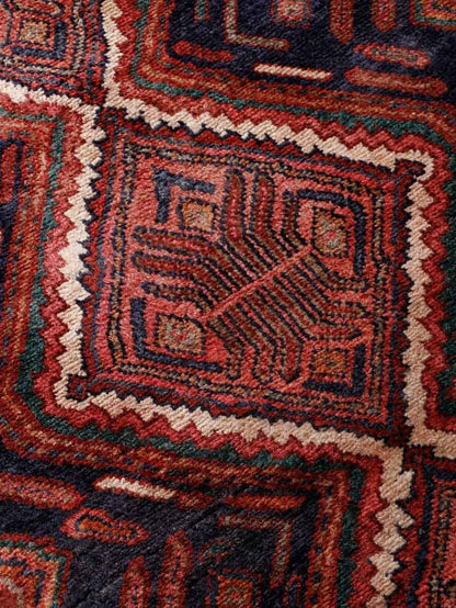 Persian Hamadan Runner Rug | 3' 5” x 8' 11"