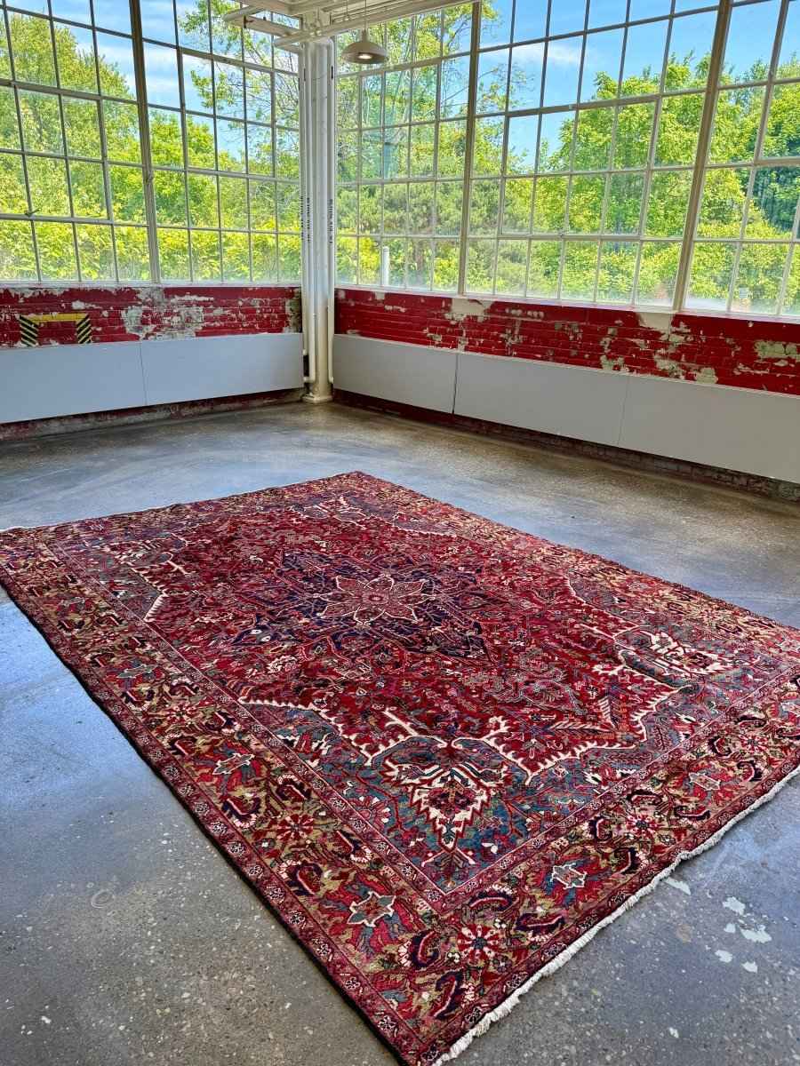 Persian Heriz Rug | 9' 5" x 13'