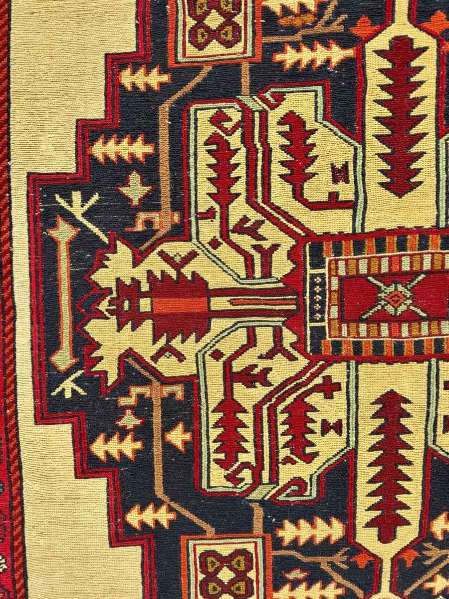 Persian Heriz Suzani Soumak | 4' 1" x 7'