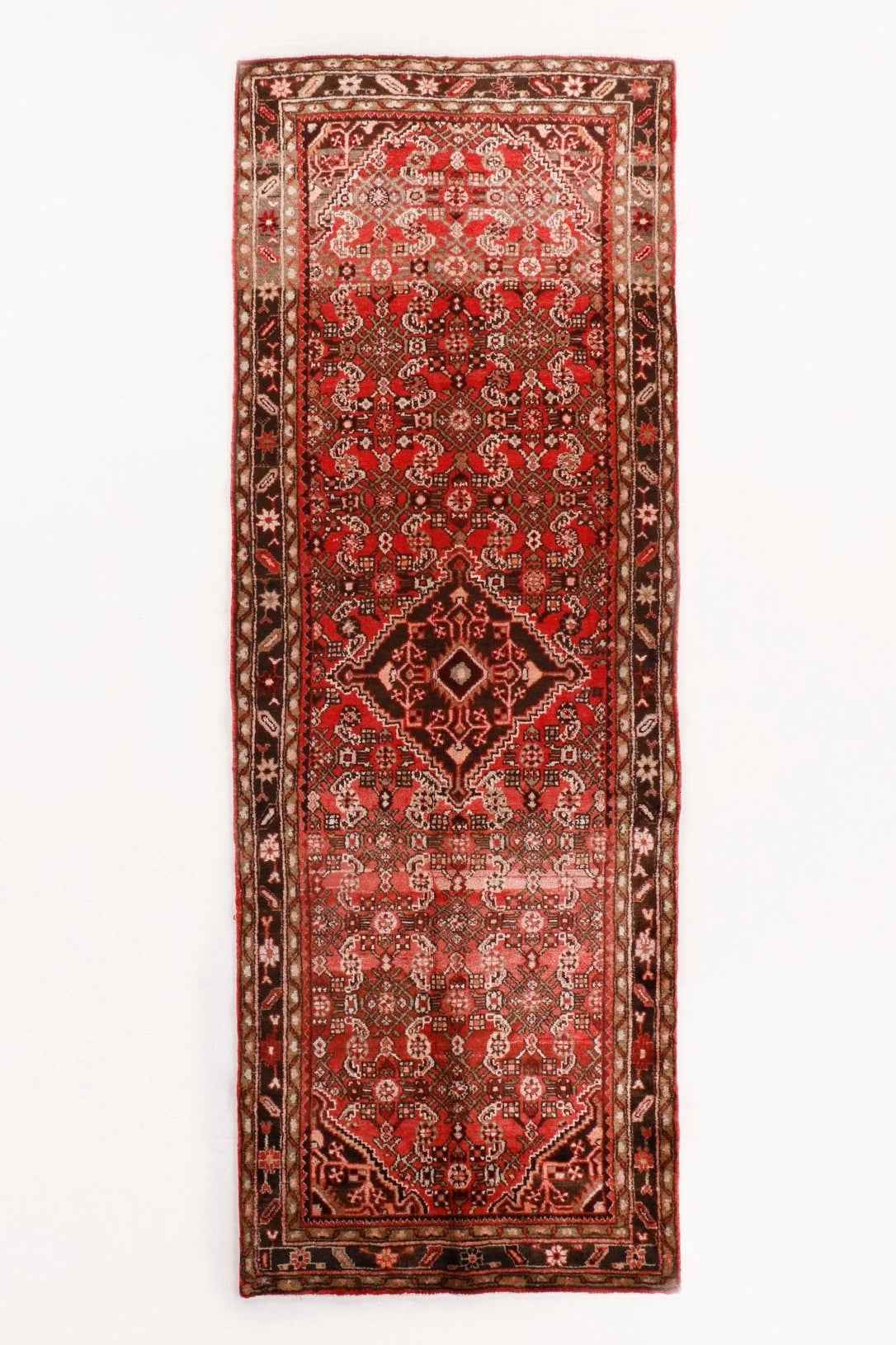 Persian Hosseinabad Runner Rug | 3' 8" x 10' 9"