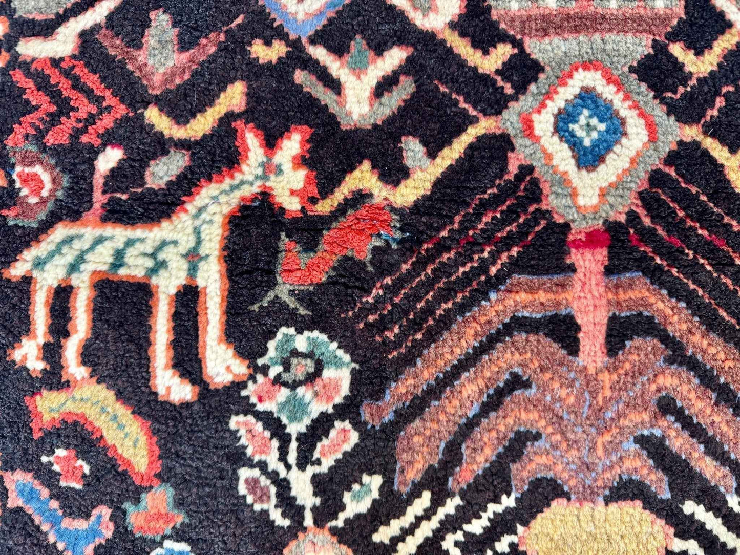 Persian Ilam Rug | 2' 6” x 3' 7"