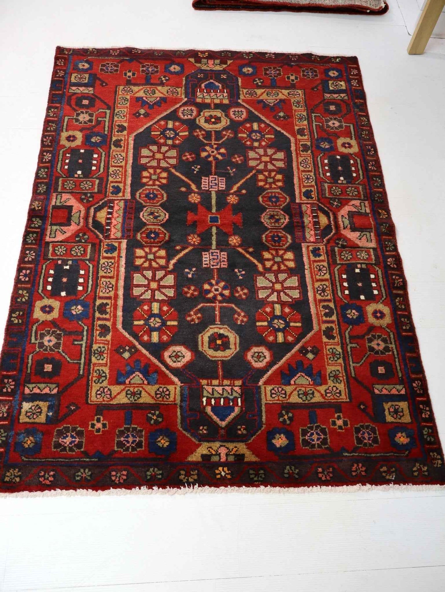Persian Hamadan Rug | 3' 9” x 5' 3"