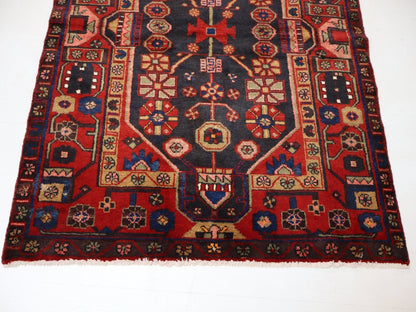 Persian Hamadan Rug | 3' 9” x 5' 3"