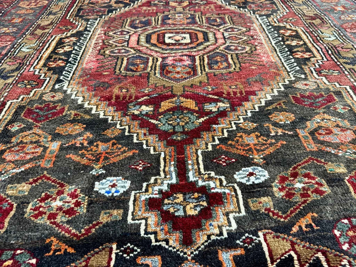 Persian Zanjan Rug | 4' 6” x 7' 9"