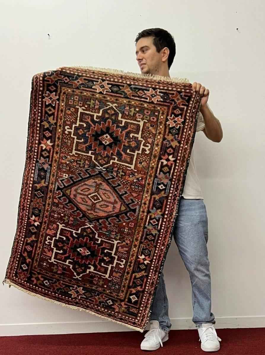 Persian Karaja Rug | 4' 7" x 3'