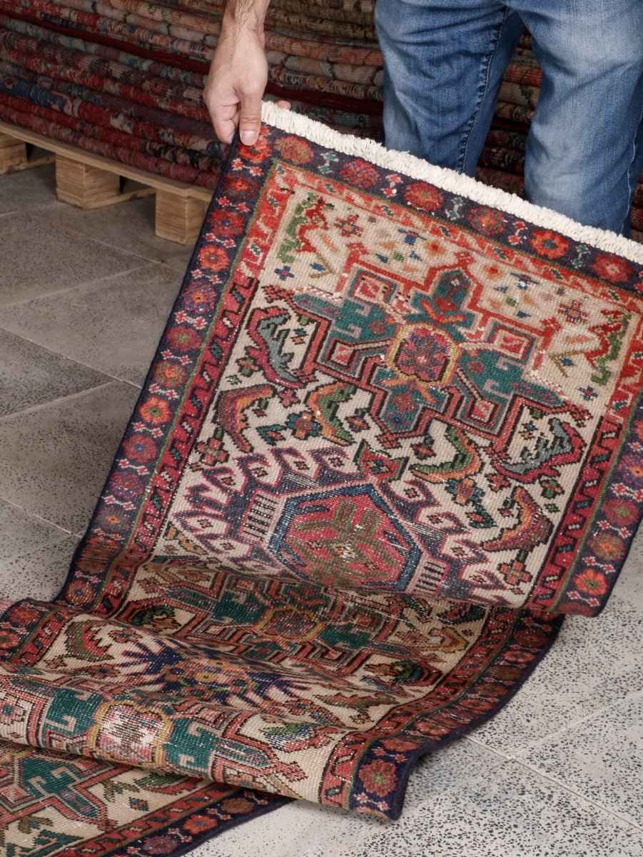 Persian Karaja Runner Rug | 2' x 6' 3"