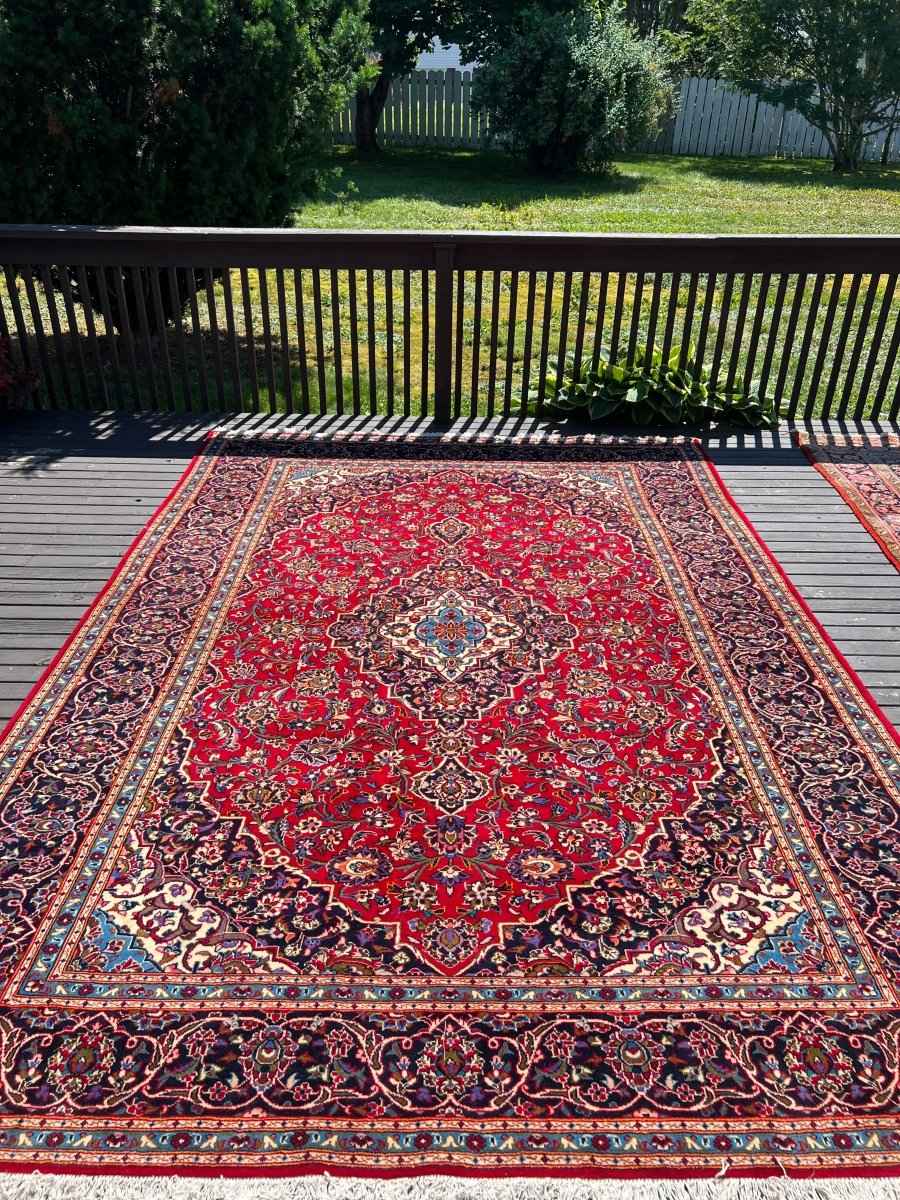 Persian Kashan Rug | 12' x 8' 4"