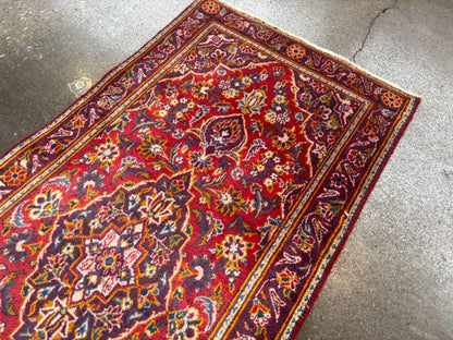 On Hold - Persian Kashan Rug | 2' 1" x 4' 8"