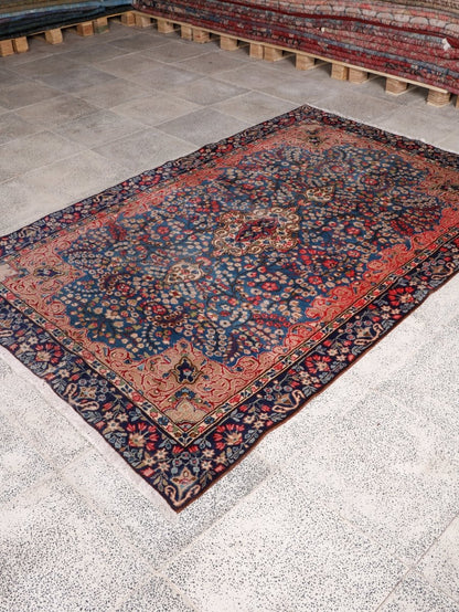 Persian Kerman Rug | 4' 9” x 7' 6"