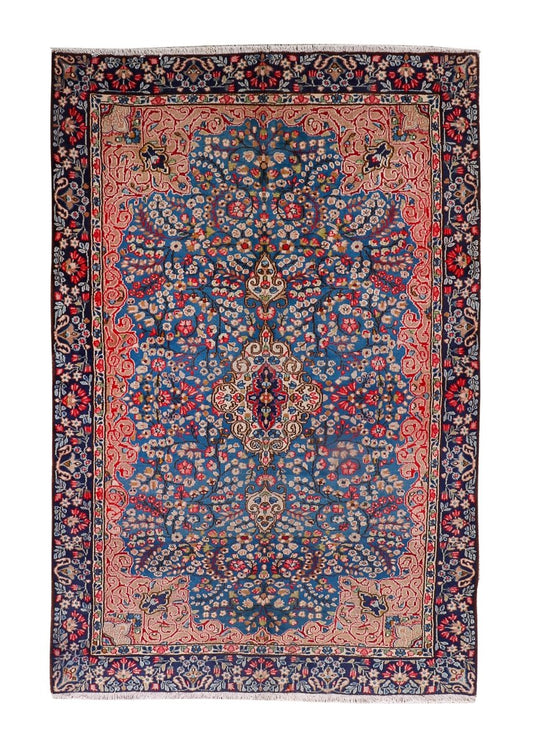 Persian Kerman Rug | 4' 9” x 7' 6"