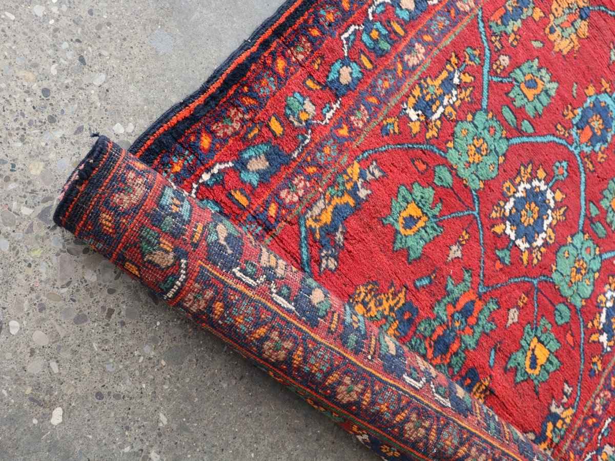 Persian Kurdish Bidjar Runner Rug | 3' 8" x 13' 5"