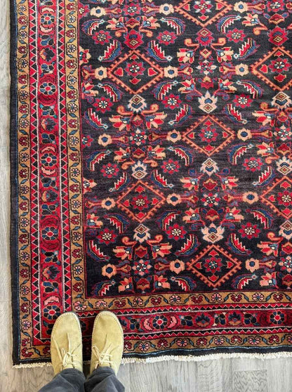 Persian Lilihan Rug | 4' 11" x 11"