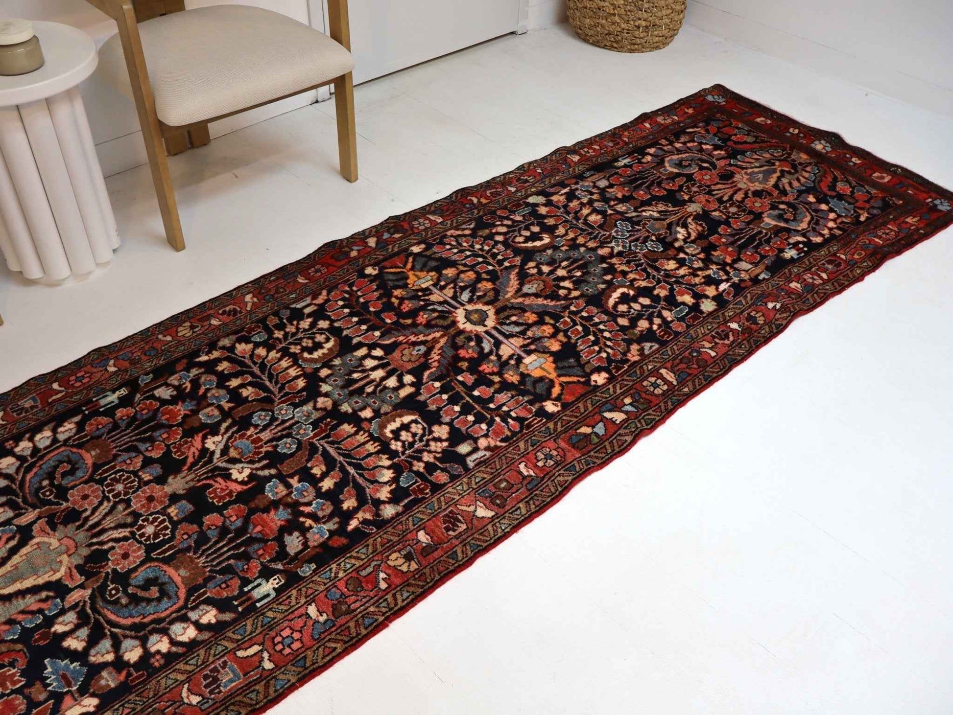 Persian Lilihan Runner Rug | 3' 5” x 9' 11"