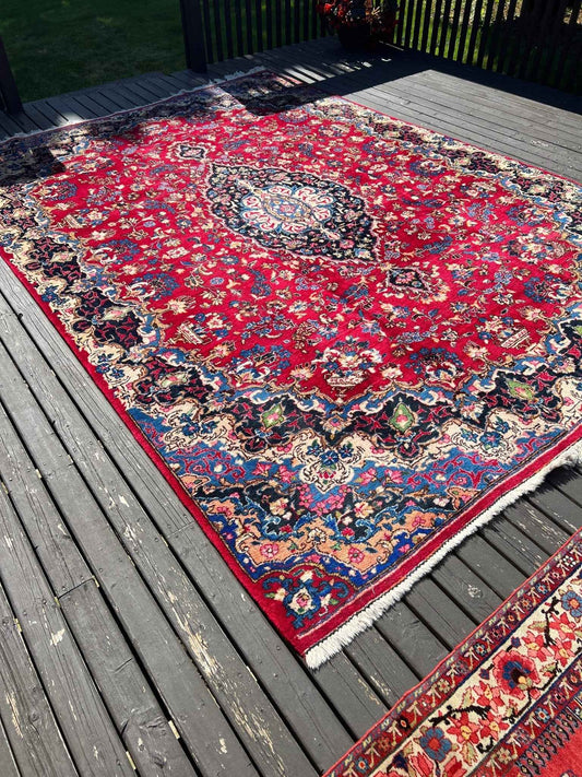 Persian Mashad Rug | 7' 10" x 11' 2"