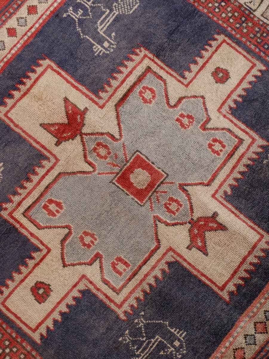 Persian Meshkin Runner Rug | 3' 11” x 10' 7"