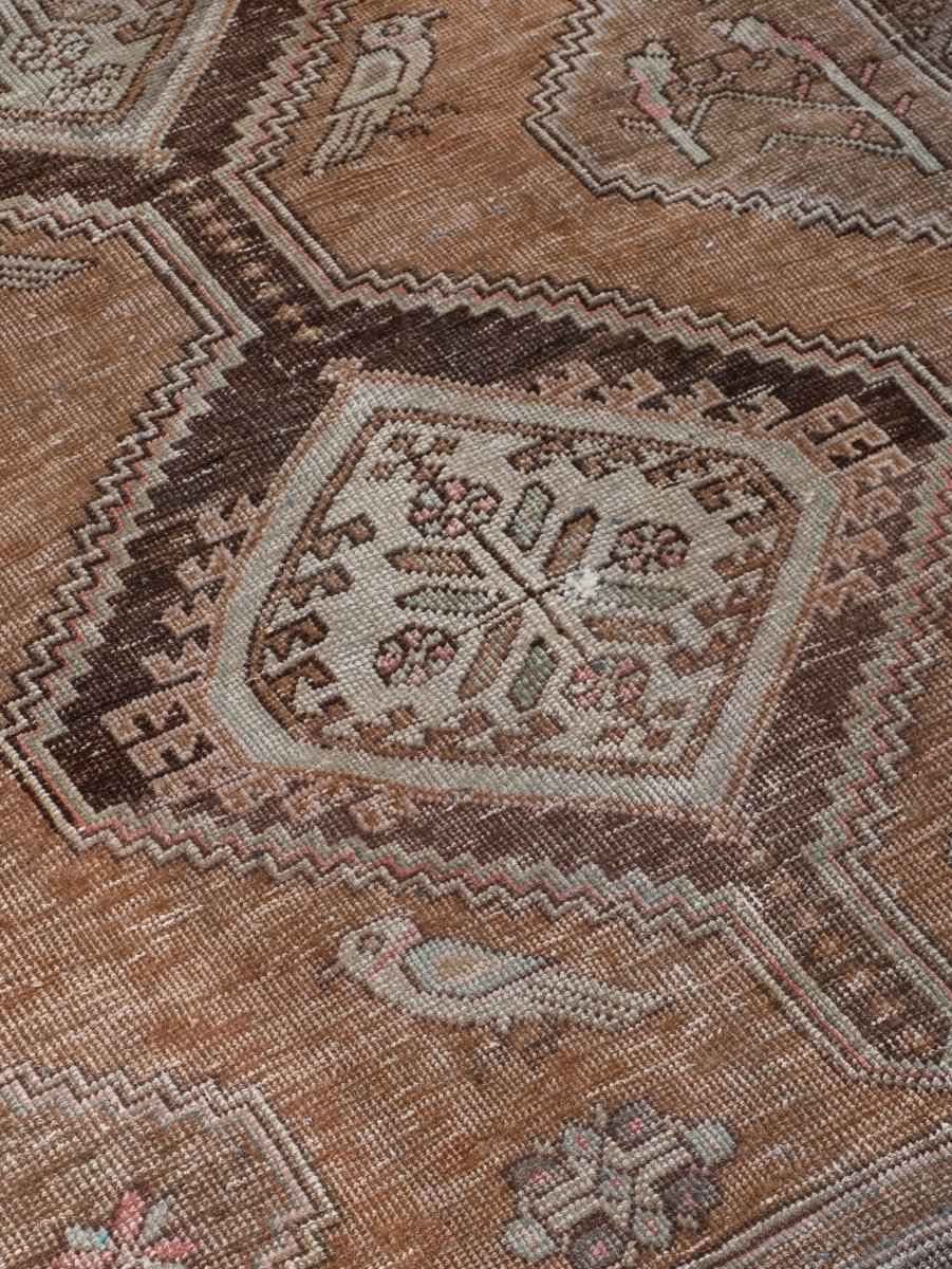 Persian Meshkin Runner Rug | 3' 3” x 8' 9"