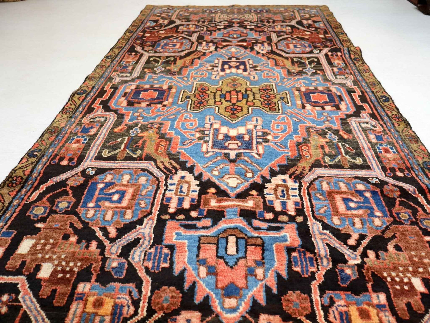 Persian Nahavand Runner Rug | 3' 5” x 8' 4"