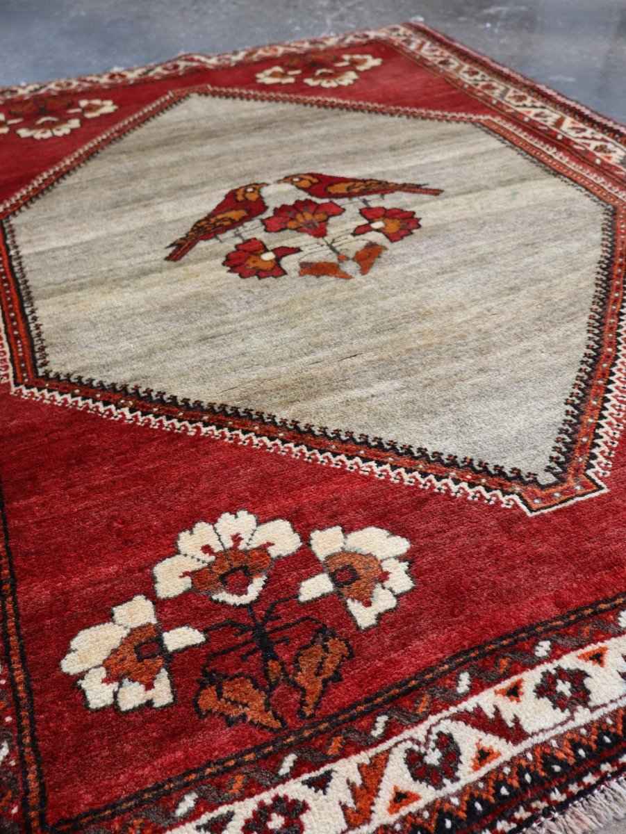 Persian Qashqai Gabbeh Rug | 3' 11" x 5' 2"