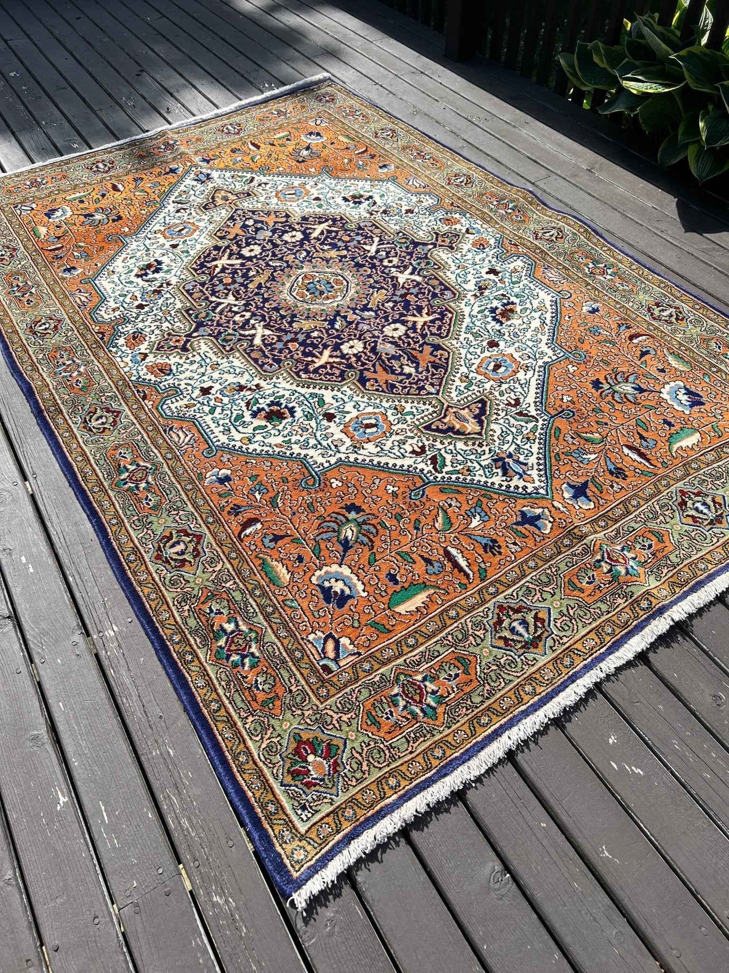 Qom Rug | 4' 10" x 7' 1"