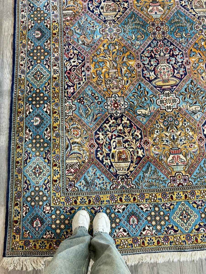Persian Qum Rug | 7' 3" x 11' 2"
