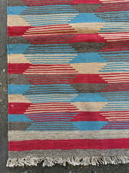 Persian Shiraz Kilim Rug | 3' x 4' 6"