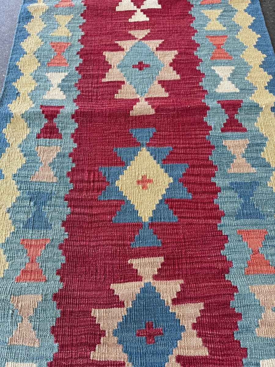 Persian Shiraz Kilim Runner Rug | 2' 10" x 6' 3"