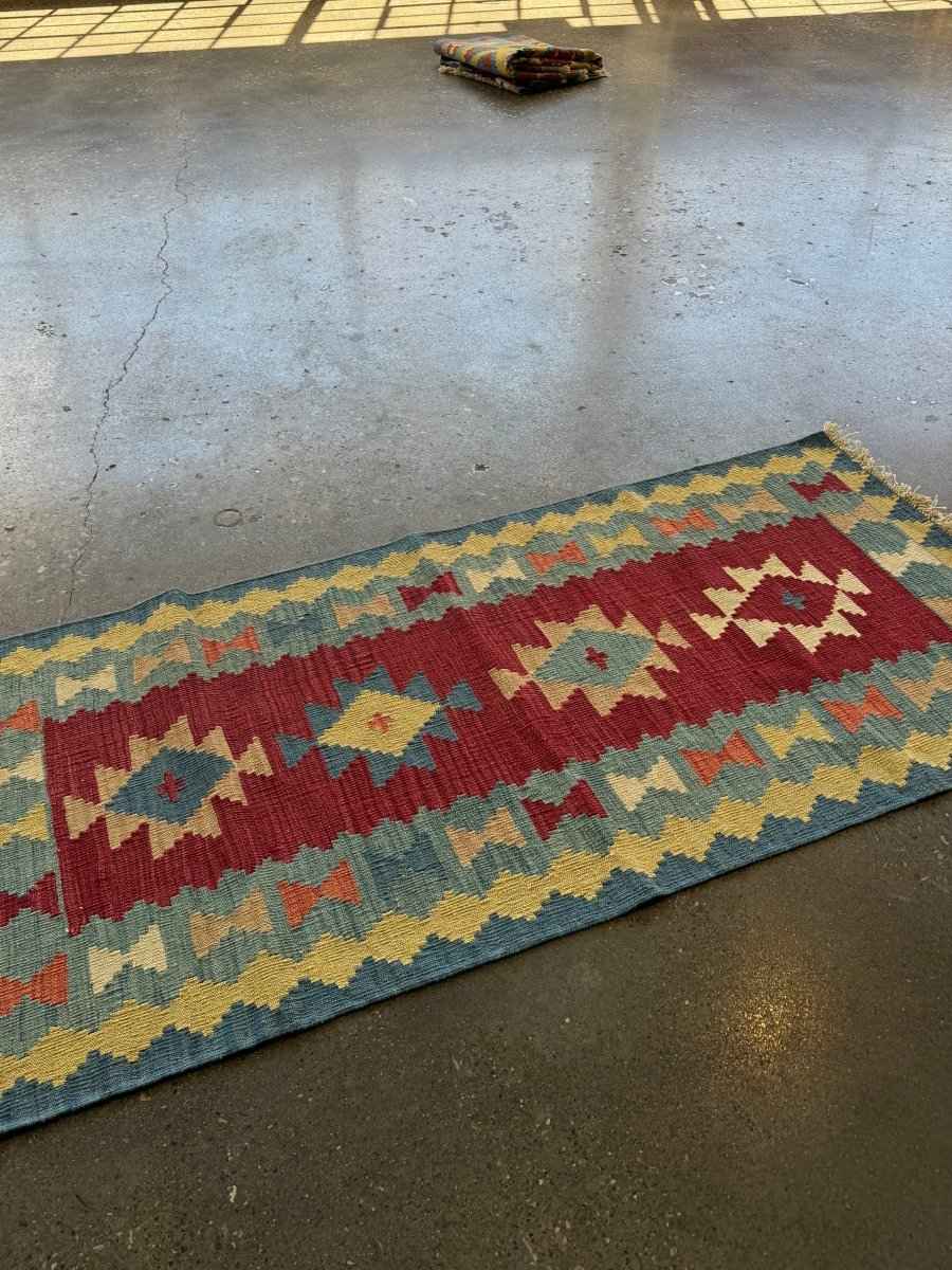 Persian Shiraz Kilim Runner Rug | 2' 10" x 6' 3"