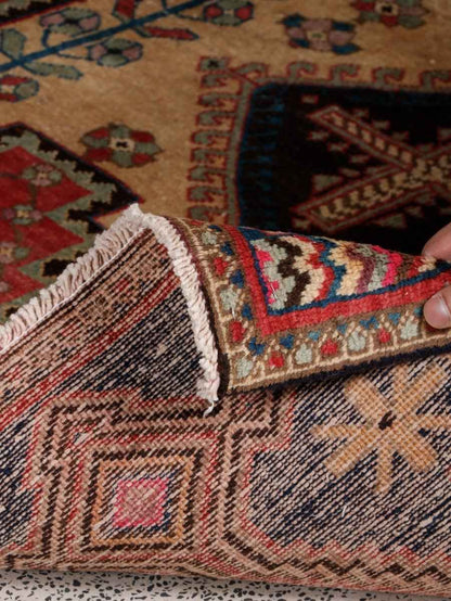 Persian Afshar Rug | 3' 11” x 6' 1"