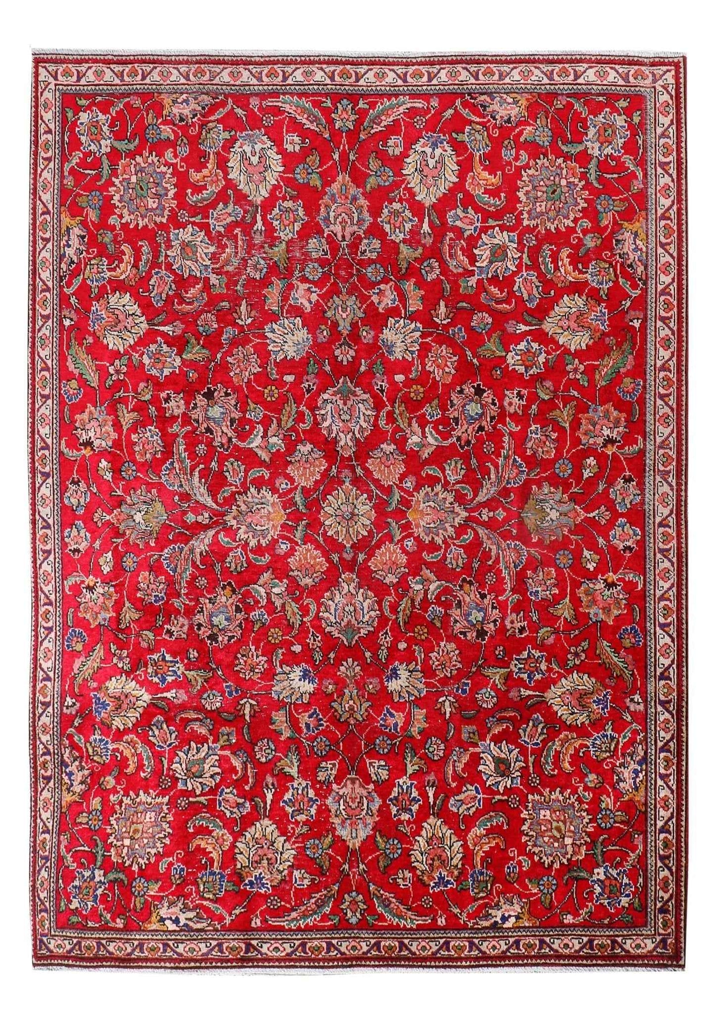 Persian Tabriz Rug | 6' 1" x 8'