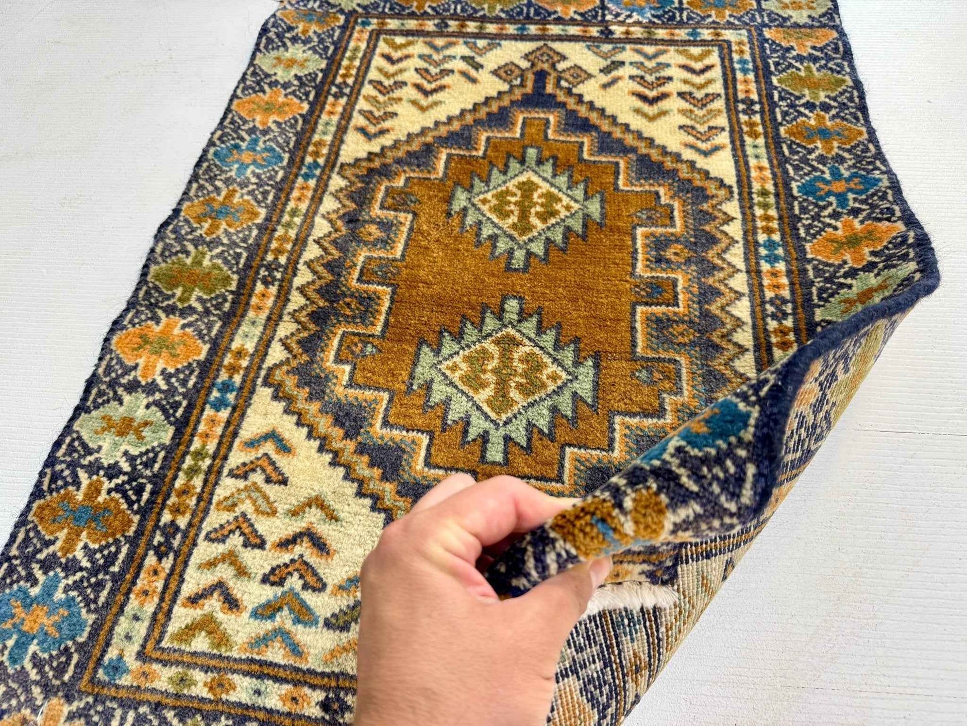 Persian Turkmen Rug | 1' 10” x 2' 7"
