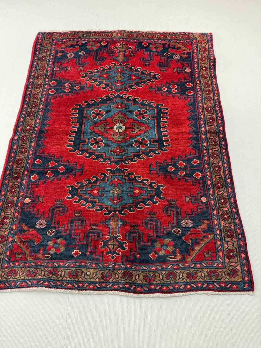 Persian Viss Rug | 3' 7” x 4' 11"