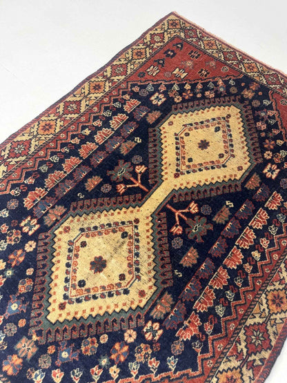 Persian Yalameh Rug | 3' 1” x 4' 6"