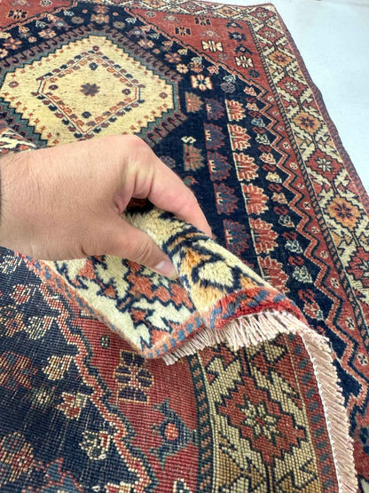 Persian Yalameh Rug | 3' 1” x 4' 6"