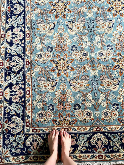 Persian Yazd Rug | 8’ 2” x 5