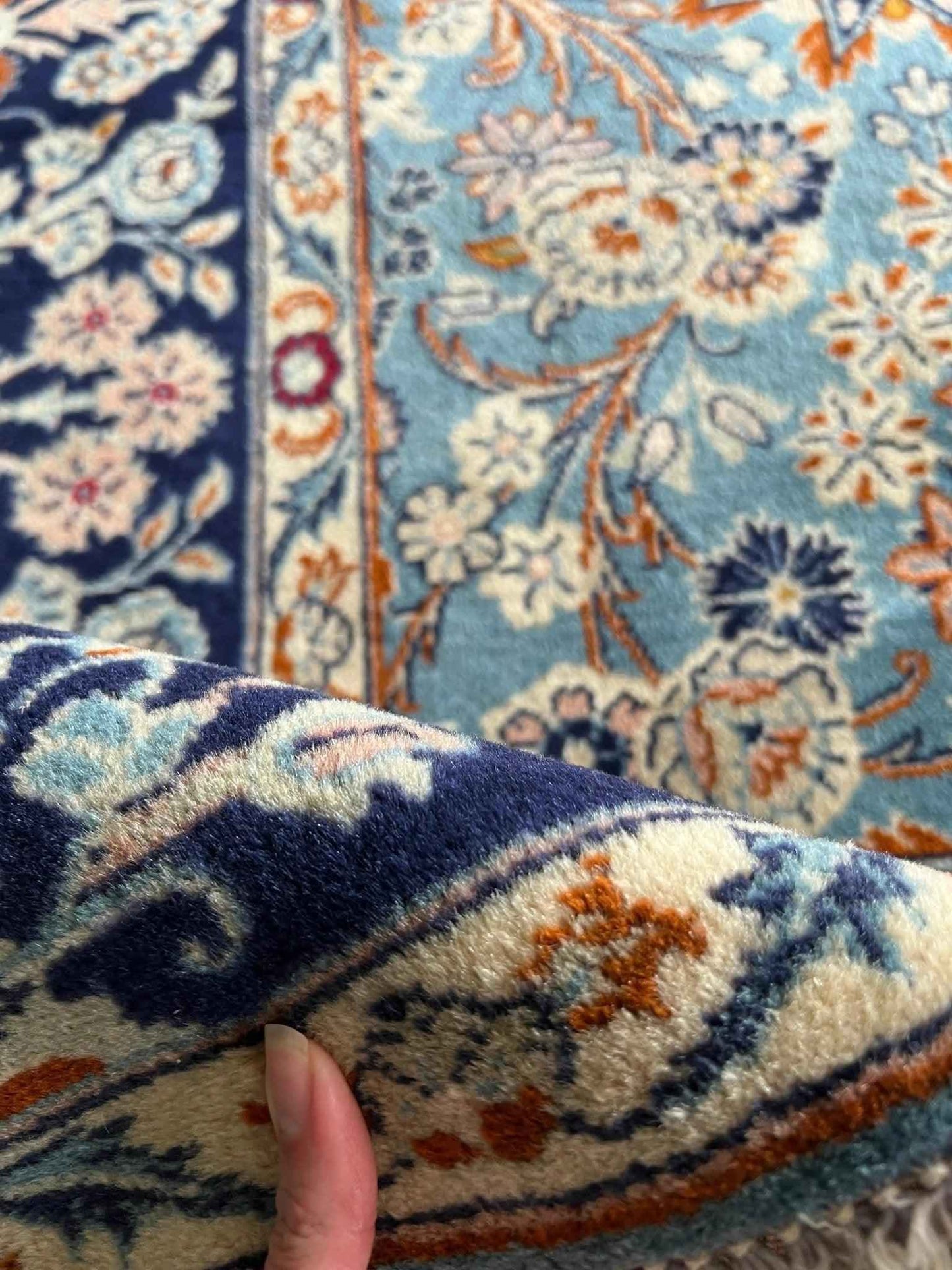 Persian Yazd Rug | 8’ 2” x 5