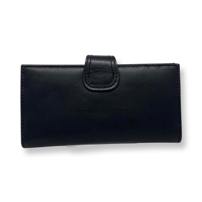 Petit Portefeuille en cuir véritable Denise, Noir