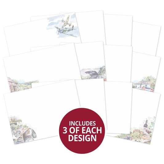 Picturesque Pastimes Luxury Card Inserts