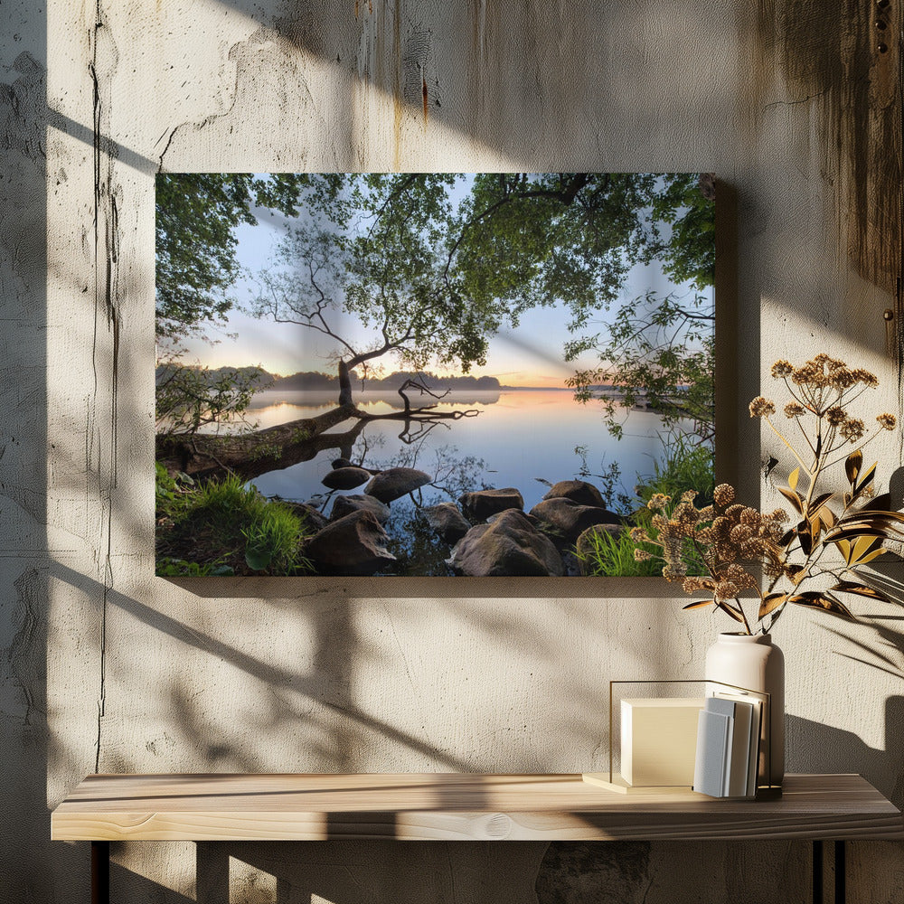 Wall art Lake view
