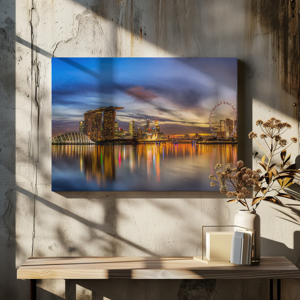 Wall art Sunset by the Bay
