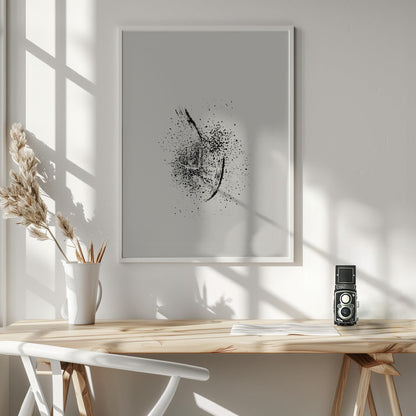 Wall art Brush splatters #2