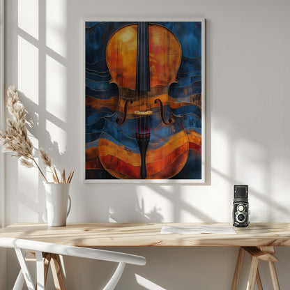 Wall art Music Violin 6 Canvas Print