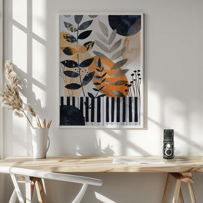 Wall art Muzyka Piano 1 Canvas Print