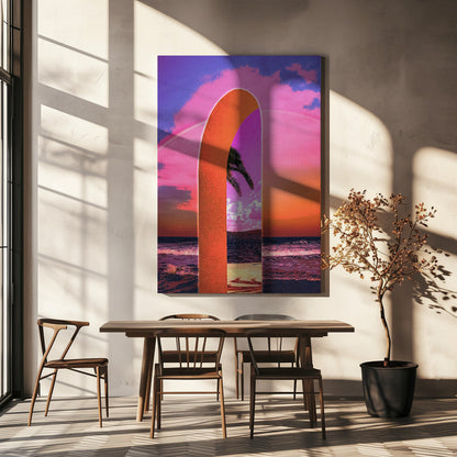 Wall art Portal Vaporwave