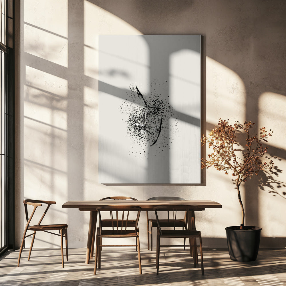 Wall art Brush splatters #2