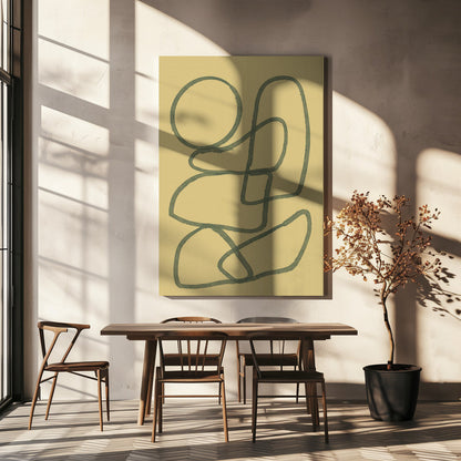 Wall art Line drawing ABSTRACT