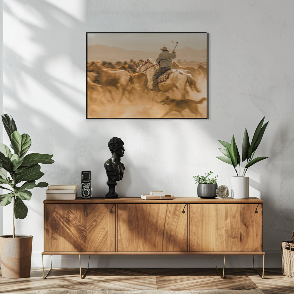 Wall art Wild horses (aka Yılkı Atları)