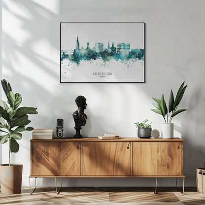 Wall art Fredericton Canada Skyline