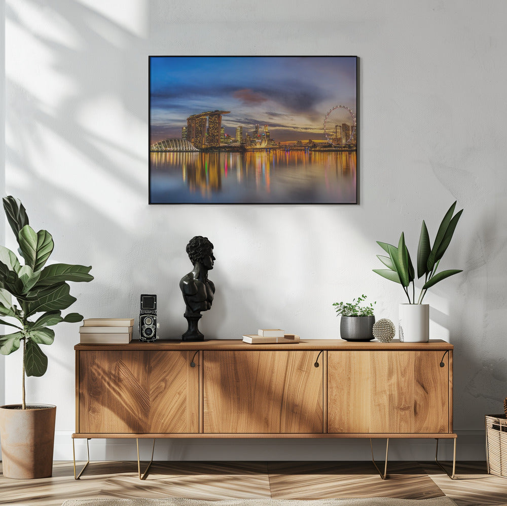 Wall art Sunset by the Bay